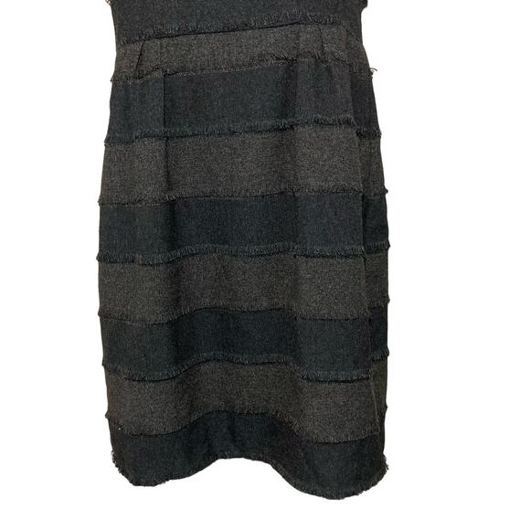 Nanette Lepore Catch Me Feelin Lucky Fringe Tweed Short Sleeve Sheath Dress 10 - Picture 8 of 16